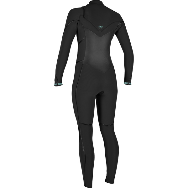 2022 O'Neill Womens Psycho Tech+ 4/3mm Chest Zip Wetsuit 5339 - Black